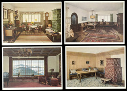 4895 1940, Berghof Obersalzberg/Wachenfeld, 7 Verschiedene, Ungebrauchte Color Fotokarten, Dabei Arbeitszimmer Des Führe - Autres & Non Classés