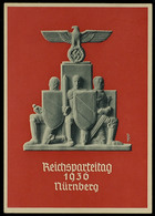 4904 1936 Festpostkarte Zum Reichsparteitag Der NSDAP Mit Entsprechenden Maschinenstempel, Tadellos  BF - Autres & Non Classés