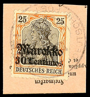 5176 SAFFI (MAROKKO) DP 29.5.13, Recht Klar Und Praktisch Komplett Auf Kabinett-Postanweisungsbriefstück Mit Mi.-Nr. 50, - Marruecos (oficinas)