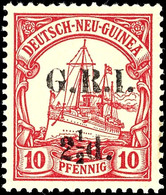 5369 2 1/2 D Auf 10 Pf Tadellos Postfrisch, Signiert Holcombe, Mi. 170,--, Katalog: 5I ** - Deutsch-Neuguinea