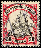 5471 DARESSALAM, 2 1/2 - 30 Heller, Alle 6 Werte Mit Kriegsdaten Aus 1914/5, Saubere Feinste Kabinettstücke, Katalog: 30 - Africa Orientale Tedesca