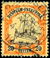 5481 KISSENJI, 20 Heller Mit WZ Mit Fast Komplettem Stempelabschlag Vom 4.4.12, Sehr Selten, Katalog: 34 O - Africa Orientale Tedesca