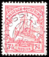 5504 MNYUSSI 7 9 ?, Fast Vollständig Klar Auf 7½ Heller Schiffszeichnung Mit Wz., Katalog: 32 O - Africa Orientale Tedesca