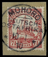 5506 MOHORO (DOA) 10.1.10, Klar Und Praktisch Komplett Auf Kabinett-Briefstück Mit Mi.-Nr. 32, Signiert Mansfeld, Katalo - Africa Orientale Tedesca