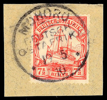 5507 MOHORO 19 5 10, Arge Type 2, Klar Auf Briefstück 7½ H. Schiffszeichnung, Katalog: 32 BS - Afrique Orientale