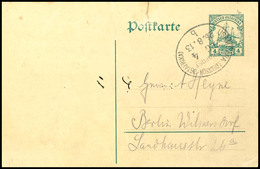 5551 USAMBARA (DAO) BAHNPOST ZUG 4 B 26.8.13, Klar Auf Bedarfsgebrauchter 4 H. Ganzsachenkarte Mit Viel Text Nach Berlin - Afrique Orientale