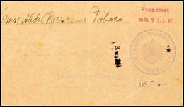 5570 Vorausfrankierung, MOROGORO, Violettes Dienstsiegel Und Roter Frankostpl. Auf Brief Von Tabora Nach Kilimantinde, O - Afrique Orientale