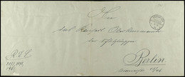 5582 1904, Reichsdienstsache Im Großformat (1x Gefaltet) Aus OKAHANDJA DSWA 9.10. Und Briefstempel Des Hauptquartier DSW - Deutsch-Südwestafrika