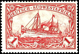 5598 3 Pf Bis 3 Mark Kaiseryacht Ohne Wasserzeichen Tadellos Ungebraucht Komplett, Mi. 429,40, Katalog: 11/22 * - Africa Tedesca Del Sud-Ovest