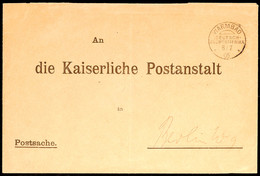 5708 Postsache, Vordruckumschlag Von WARMBAD 8/7 05 Nach Berlin  BF - German South West Africa