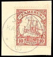 5781 JOKO KAMERUN 5.1.06, Klar Und Komplett Auf Kabinett-Briefstück Mit Mi.-Nr. 9, Katalog: 9 BS - Cameroun