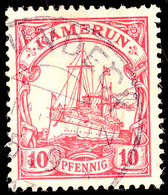 5789 MUNDECK 5 9 13 Fast Vollständig Auf 10 Pf. Kaiseryachti, Katalog: 22 O - Cameroun