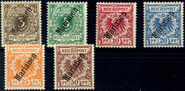 5894 3 - 50 Pf Steilaufdruck Komplett Tadellos Ungebraucht, Mi. 230,--, Katalog: 1/6II * - Mariana Islands