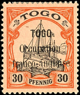 5992 30 Pf Tadellos Ungebraucht Mit Erstfalz, Mi. 110,--, Katalog: 5 * - Togo