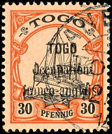 5993 30 Pf Tadellos Gestempelt, Mi. 130,--, Katalog: 5 O - Togo