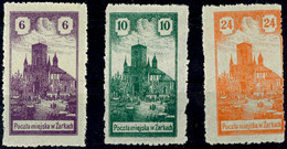 6136 6 - 24 H. Kpl., Ungebraucht Ohne Gummi, Die 10 H. Eckbug Rechts Unten, Sonst Tadellos, Mi. 180.-, Katalog: 7/9 (*) - Autres & Non Classés