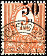 6199 50 Pfg. Auf 5M., Type IIIb, Gest., Signiert Gruber BPP, Mi. 120.- Unterbewertet, Katalog: 12aIIIb O - Autres & Non Classés