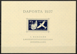 6425 Daposta-Block Mit PF III Tadellos Ungebraucht, Gepr. Gruber BPP, Mi. 100.-, Katalog: Bl.2bIII * - Other & Unclassified