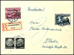 6574 15 - 60 C. Lokalausgabe Auf 3 Belegen Kpl., 2 Ansichtskarten, 15 C. Mit Rechtem Bogenrand Von Panemule Nach Tilsit  - Memel (Klaïpeda) 1923