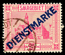 6937 25 C. R÷tlichlila/mattr÷tlichgelb, Aufdruck Type I Mit PF VIII, Gestempelt, Fotobefund Ney BPP "einwandfrei", Katal - Sonstige & Ohne Zuordnung