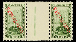 6947 30 C. Dienstmarke, Steiler, Karminroter Aufdruck, Waager. Zwischenstegpaar, Tadellos Postfrisch, Katalog: 16aZW ** - Other & Unclassified