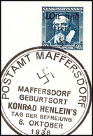 6996 40 H. Comenius, Vom Bogenunterrand, Mit Ersttagssonderstempel Auf Briefstück, Signiert Dr. Hörr Und Osper BPP, Mi.  - Autres & Non Classés