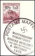 6999 1,20 Kr. Mukacevo - Palanok Mit Ersttagssonderstempel Auf Briefstück, Signiert Osper BPP, Mi. 100.-, Katalog: 25 BS - Other & Unclassified