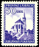 7328 50 C. Ansichten Mit Plattenfehler "Schattenbild Des Kirchturms" Tadellos Postfrisch Und Noch Völlig Unsigniert! Fot - Sonstige & Ohne Zuordnung