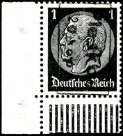 7413 20 K. Auf 1 Pfg., Aufdruck Schwarz, Aus Der Linken Unteren Bogenecke, Postfrisch Signiert Dr. Rommerskirchen BPP, M - Altri & Non Classificati