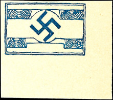 7918 Probedruck In Dunkelultramarin, Ohne Inschriften, Bogenfeld 15 - Eckrand Unten Rechts, Tadellos Ungebraucht Ohne Gu - Otros & Sin Clasificación