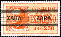 7940 50 C. - 2 L. Frei- Und Eilmarken Mit Aufdruck In Type I, Kompletter Satz Mit 13 Werten, Tadellos Postfrisch, Gepr.  - German Occ.: Zara