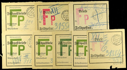 7969 1939/40, POSTSAMMELSTELLE WIEN A, Achtfach Auf Vorbindezettel, Zum Teil Mit Unterschiedlichen Vordrucken, Ansehen,  - Sonstige & Ohne Zuordnung