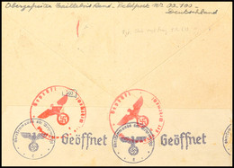 8008 1941, Franzosen In Der Wehrmacht, Brief Mit Aptiertem Normstempel "b 30.12.41" Sowie Briefstempel Und Rückseitiger  - Sonstige & Ohne Zuordnung