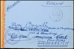 8012 1943, Franzosen In Der Wehrmacht, Brief Mit Aptiertem Tagesstempel Vom 3.5.43 Sowie Briefstempel Und  Rückseitiger  - Sonstige & Ohne Zuordnung