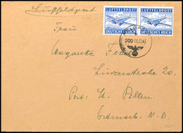 8054 Luftfeldpostbrief Vom 13.12.43 Mit Waag. Paar Der Zulassungsmarke Nach St. Pölten, Absender Hirmann Karl, Feldpostn - Other & Unclassified