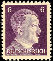 8115 6 Pf Hitler Tadellos Postfrisch, Fotokurzbefund Pieles BPP: "einwandfrei", Mi. 60.-, Katalog: 15 ** - Autres & Non Classés