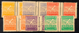 8196 5 Pf. - 30 Pf. Je Im Waager. Zwischenstegpaar, Postfrisch, Mi. 420.-, Katalog: 1/6WZ ** - Falkensee