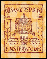 8224 3 Pfg., 5 Pfg. Schwärzlichbläulichgrün Und 40 - 60 Pfg. Mit Druck Auf Der Gummiseite, Postfrisch, Mi. 340,-, Katalo - Finsterwalde