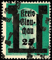 8248 25 A. 42 Pf. Grün, Doppelter Aufdruck, Postfrisch, Sign. Rijxman, Katalog: 12DD ** - Glauchau