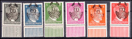 8257 1 Bis 12 Pfg Hitler Mit Metallstempel-Aufdruck, Sogen. Nachläufer-Ausgabe, Jeder Wert Mit Unterrand, Postfrisch (6  - Glauchau