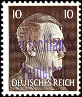 8439 10 Pfg. Hitler, Postfrisch, Signiert Thalheim, Mi. 400.-, Katalog: 25 ** - Meissen