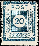 8845 20 Pf. Schwärzlichblaugrau, Durchstich Klotzsche, Tadellos Postfrisch, Gepr. Ströh BPP, Mi. 300.-, Katalog: 48Fc ** - Altri & Non Classificati