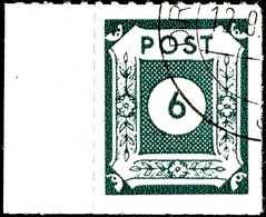 8847 6 Pf. Schwarzblaugrün, Loschwitz-Durchstich, Tadellos Gestempelt, Gepr. Ströh BPP, Mi. 400.-, Katalog: 43Gb O - Altri & Non Classificati