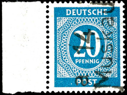 9248 MUSKAU, 20 Pf. Ziffer, Tadellos Postfrisch Ohne Signaturen, ARGE: 65a, Fotoattest Müller BPP "echt Und Einwandfrei. - Altri & Non Classificati