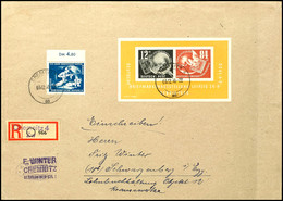 9297 Blockausgabe "Deutsche Briefmarkenausstellung DEBRIA, Leipzig", Plattenfehler III "schräger, Weißer Strich über 1 D - Altri & Non Classificati