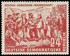 9303 12 Pfg Und 24 Pfg Deutsch-chinesische Freundschaft, 2 Postfrische Kabinettstücke, Jeweils Bestens Signiert Paul BPP - Sonstige & Ohne Zuordnung