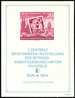 9330 Block Briefmarkenausstellung Mit Plattenfehler III Tadellos Postfrisch, Gepr. Weigelt BPP, Mi. 350,--, Katalog: Bl. - Autres & Non Classés