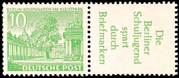 9509 10 Pfg / Die Berliner Schuljugend Spart Durch Briefmarken, Tadellos Postfrisch, Mi. 90.-, Katalog: W21 ** - Sonstige & Ohne Zuordnung