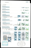 9523 1989, Kpl. Kollektion Der "SWK"-Zusammendrucke Auf Schmuck-FDC Mit Berliner ESSt. Inkl. Der Heftchenblätter 22/23 U - Sonstige & Ohne Zuordnung
