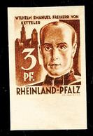 9556 3 Pfg 1. Freimarkenausgabe, Ungezähnt, Tadellos Postfrisch, Mi. 75.-, Katalog: 2U ** - Autres & Non Classés